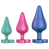 ROMP by WOW TECH Kit de 3 Plugs en silicone Luster